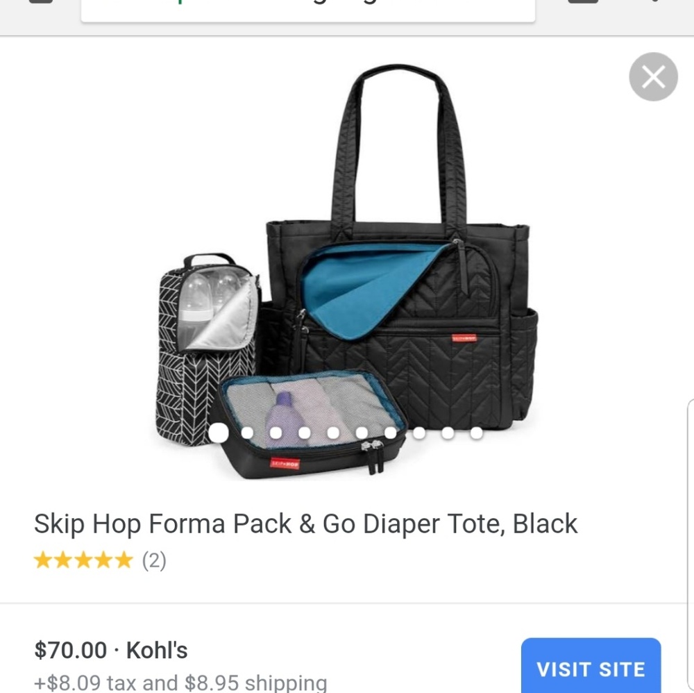 Diaper bag unisex, new